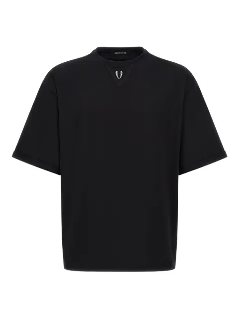 Roberto Cavalli jersey T-Shirt Black SRT62MJD060