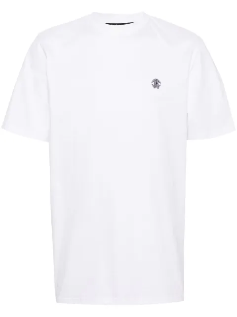 Roberto Cavalli monogram-embroidered cotton T-shirt White SRT61AJD060
