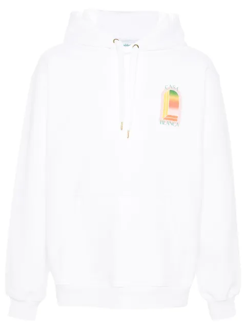 Casablanca Gradient L'Arche hoodie White MS24JTP09305
