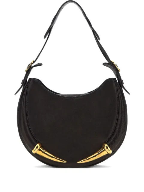 Roberto Cavalli Fang Bag curved-silhouette shoulder bag Black SKB013PNI00