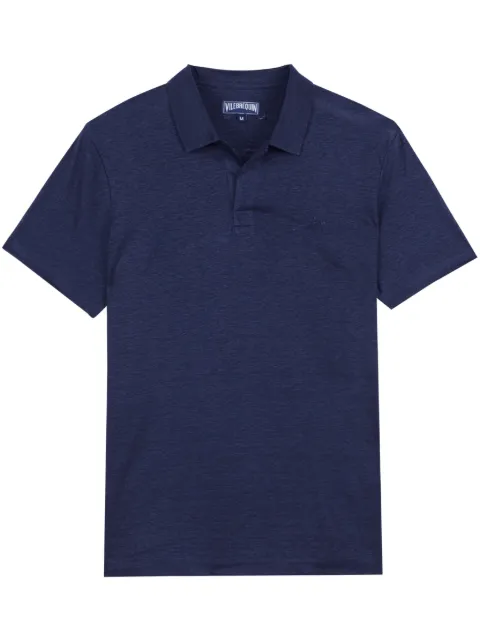 Vilebrequin embroidered-logo polo shirt Blue PYRE9O00
