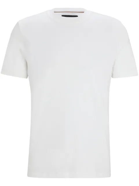 BOSS regular-fit T-shirt in mercerized cotton White 50509277