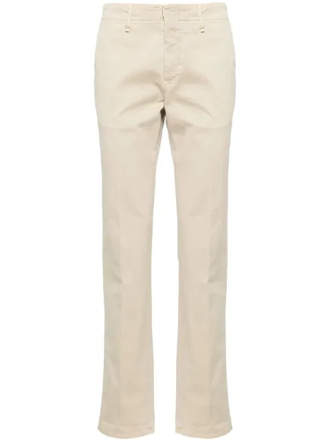 Incotex mid-rise stretch-cotton straight-leg trousers Neutrals 11X1509664A