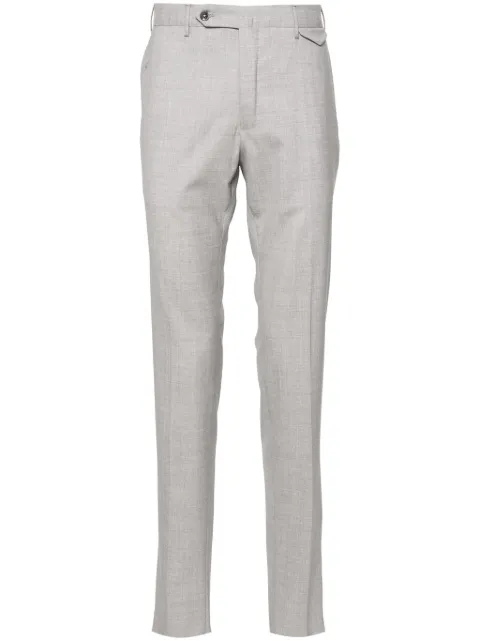 Incotex mid-rise tapered trousers Grey 1T030B5855A
