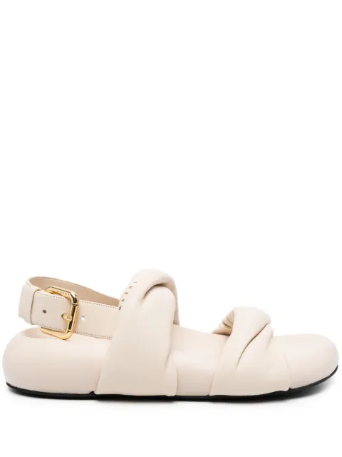 Marni Bubble twisted sandals Neutrals SAMS019603P5443