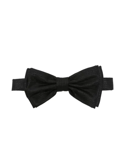 Lardini glitter-detail bow tie Black EQPAP13EQE62316