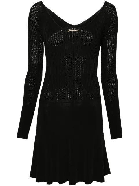 Jacquemus La Mini Robe Pralu flared minidress Black 241KN3562358