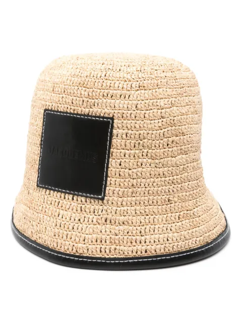 Jacquemus Le bob Soli bucket hat Neutrals 245AC6423060990