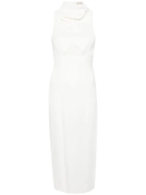 The Mannei Lomma sleeveless midi dress White R24TMLOMMADRESS
