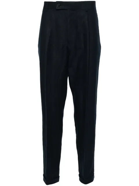 Caruso Armide linen trousers Blue C518AZ504253