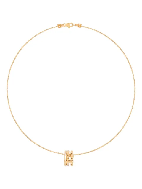 Officina Bernardi 18kt yellow gold Moon Eden diamond necklace Gold MOONEDENPENDANTYGOLDDIAMONDWHITE