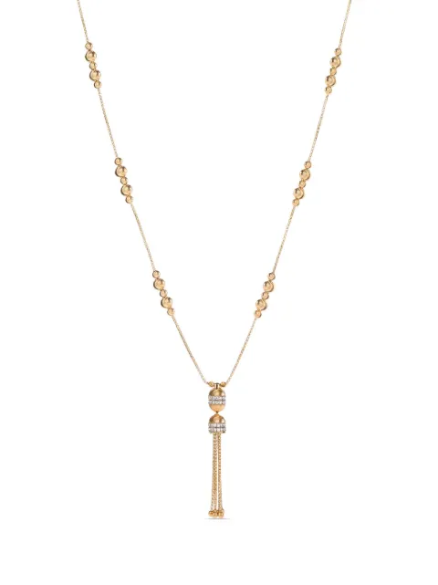 Officina Bernardi 18kt yellow gold Empire Tassel diamond necklace Gold EMPIREPENDANTTYGOLDDIAMONDWHITE