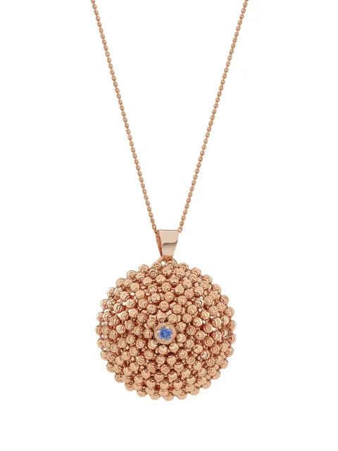 Officina Bernardi 18kt rose gold Mimosa sapphire necklace Pink MIMOSAPENDANTLPKGOLDSAPPHLBLUE
