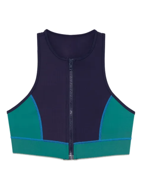 Duskii neoprene high-neck surf top Blue DNT23082NG