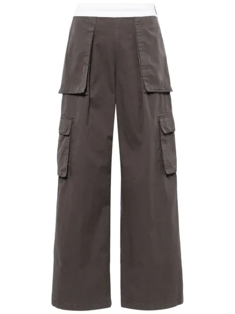 Alexander Wang mid-rise cargo trousers Grey 1WC2244724012A