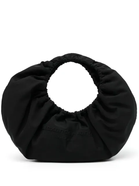 Alexander Wang medium Crescent ruched shoulder bag Black 20224K31T001