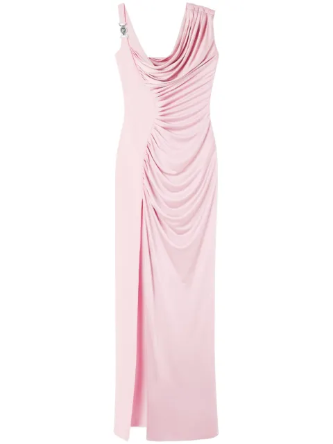 Versace Medusa '95 draped gown Pink 10141271A00572