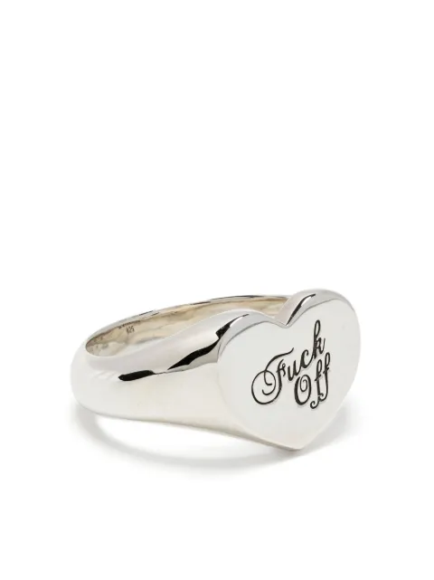 Stolen Girlfriends Club Warm Welcome heart-shaped ring Silver JWL12420