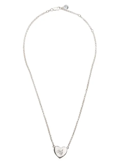 Stolen Girlfriends Club Warm Welcome heart-pendant necklace Silver JWL12455