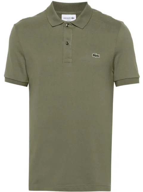 Lacoste logo-patch polo shirt Green PH4012