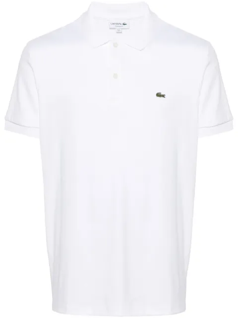 Lacoste logo-patch polo shirt White DH2050