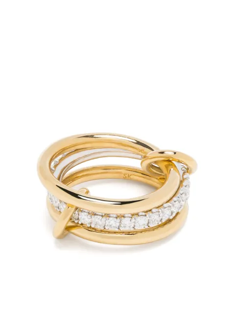 Spinelli Kilcollin 18kt gold Eros diamond linked ring Gold G3EROS