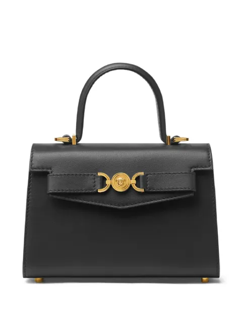 Versace Medusa '95 small leather top-handle Black 10138241A10795