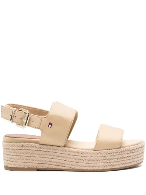Tommy Hilfiger 48mm braided-wedge sandals Neutrals FW0FW07885