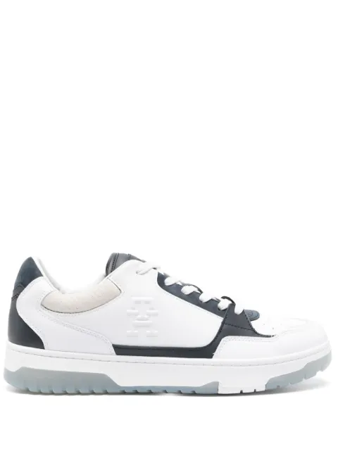 Tommy Hilfiger TH-embossed leather sneakers White FM0FM04969