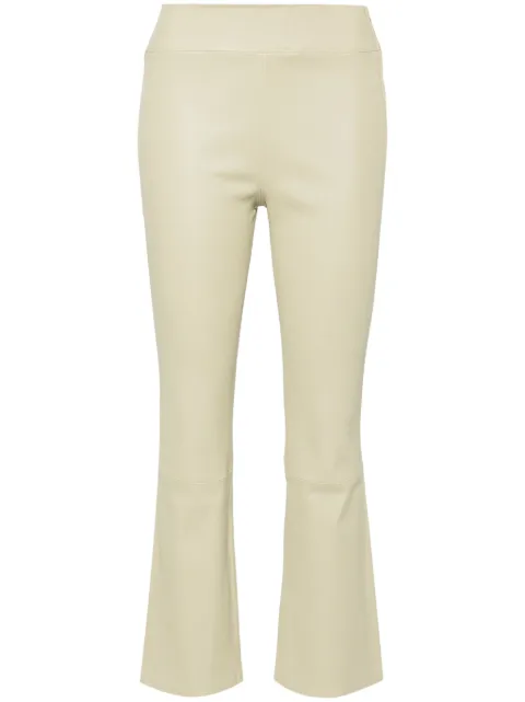 Arma flared leather trousers Neutrals 001L24107802