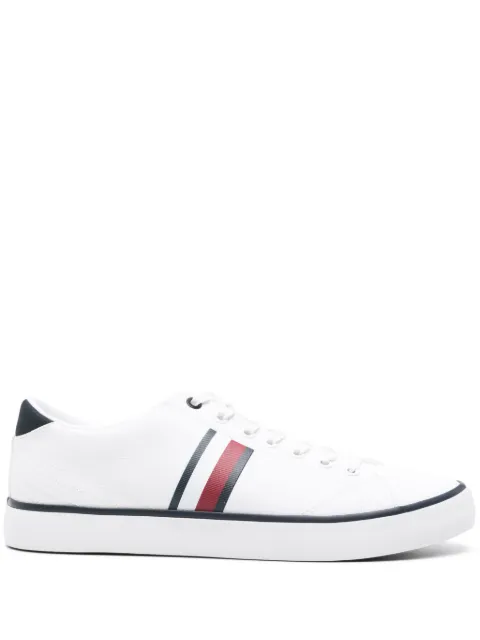 Tommy Hilfiger Vulc logo-patch sneakers White FM0FM04946