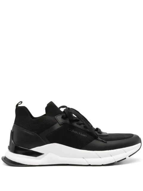 Calvin Klein logo-print mesh sneakers Black HM0HM00918