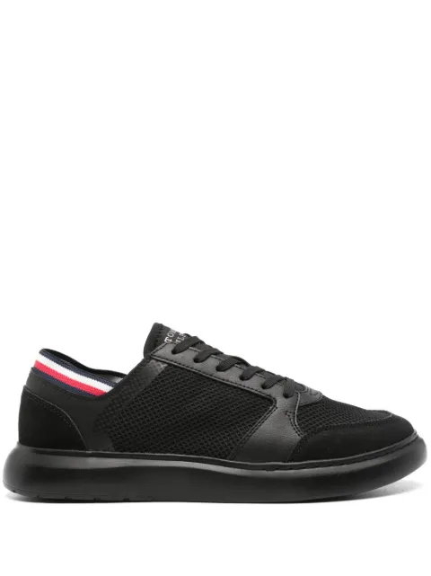 Tommy Hilfiger recycled-polyester blend mesh sneakers Black FM0FM04961