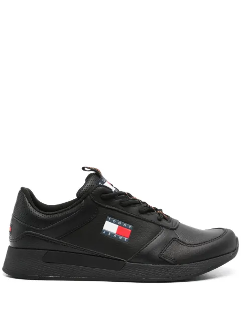 Tommy Jeans embossed-logo sneakers Black EM0EM01409