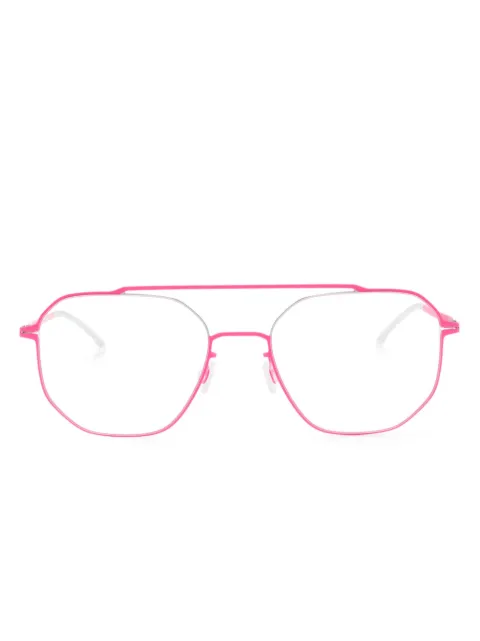 Mykita Arvo pilot-frame glasses Pink ARVO