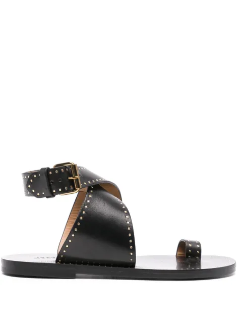 ISABEL MARANT Jools studded sandals Black SD0007FAA1B13S