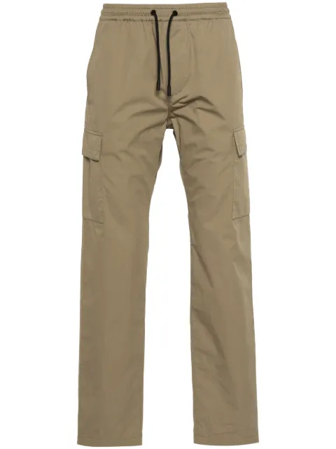 Yves Salomon drawstring-fastening cargo pants Green 24EHP036XXB04W