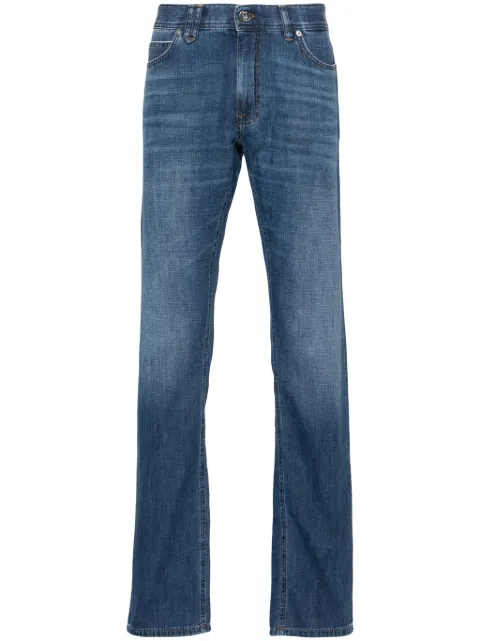 Brioni Meribel mid-rise straight-leg jeans Blue SPEM0LPBD03