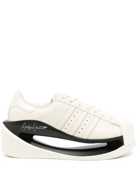 Y-3 Gendo Superstar leather sneakers Neutrals IG4105