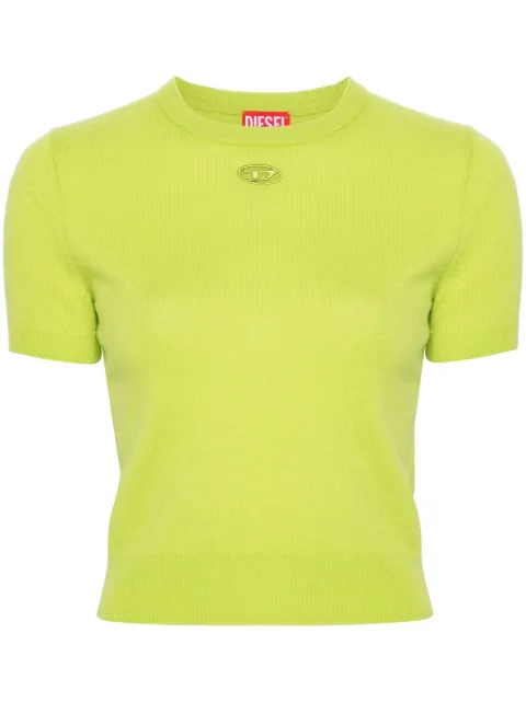 Diesel M-Arga ribbed T-shirt Green A130140GEAY
