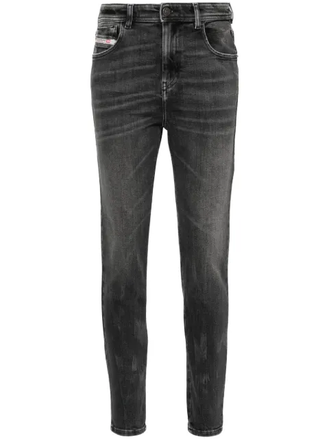 Diesel 1984 Slandy-High 09h87 skinny jeans Grey A0359709H87