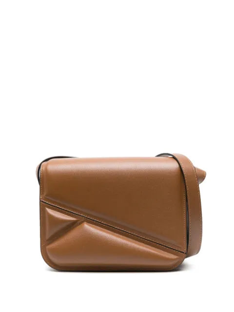 Wandler Oscar Trunk leather crossbody bag Brown 24102000125