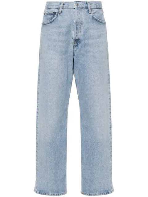 AGOLDE Fran low-rise straight-leg jeans Blue A9157B1206