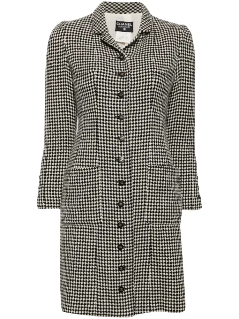 CHANEL Pre-Owned 1996 single-breasted coat White 96AP08248V0498800023