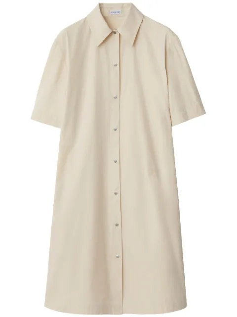 Burberry short-sleeve shirt dress Neutrals 8083554