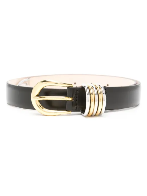 Déhanche Hollyhock leather belt Black HOLLYMM