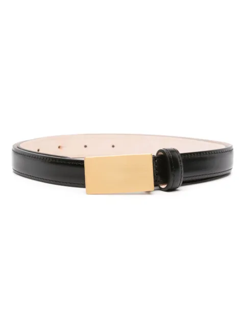 Déhanche Signet leather belt Black SIGNET