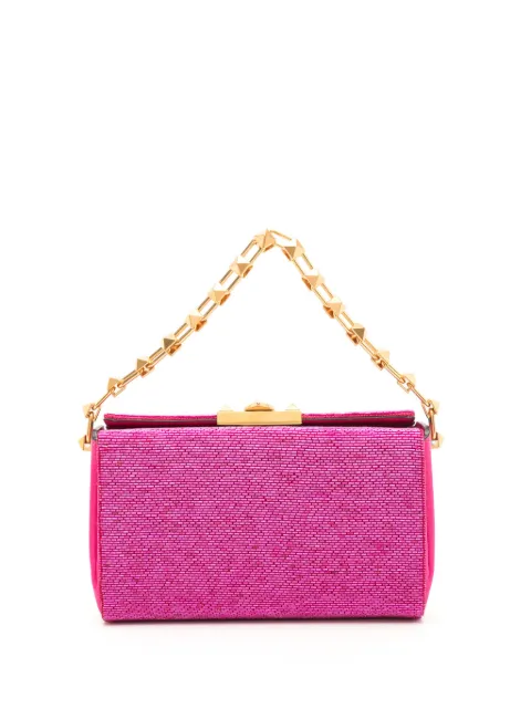 Valentino Garavani Carry Secrets beaded clutch Pink WB0K65RSB