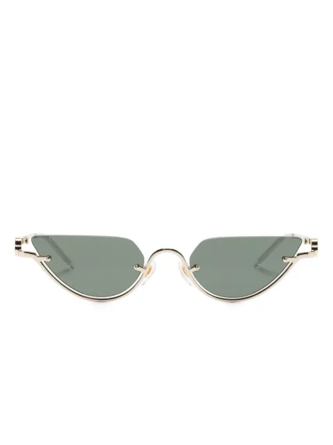 Gucci Eyewear GG1603S cat-eye frame sunglasses Gold GG1603S