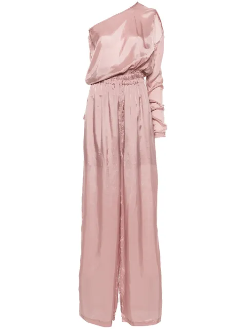 Rick Owens asymmetric organza playsuit Pink RP01D2574J